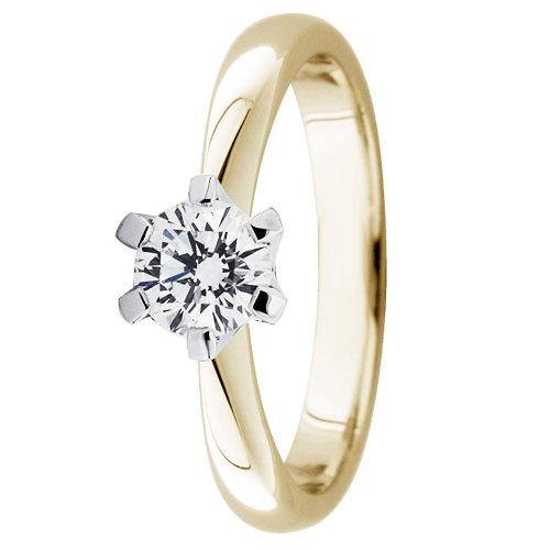 Festive The One Classic timanttisormus 14-128-050 keltakulta - Puustjärven Kello & Kulta