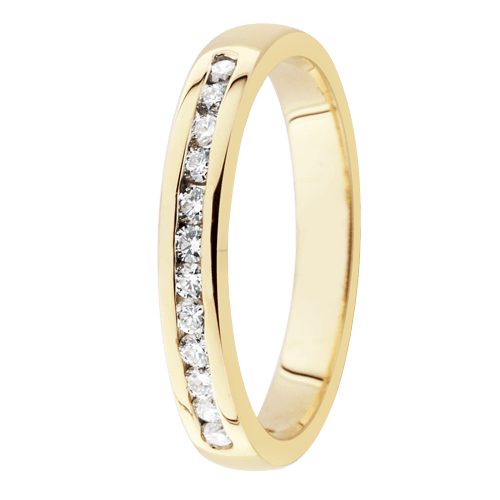 Festive Ensemble timanttisormus 14-400-024-KK keltakulta - Puustjärven Kello & Kulta