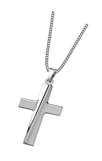 Ristiriipus 17x28mm + 42/45cm ketju - Puustjärven Kello & Kulta