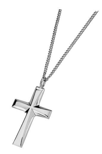 Ristiriipus 17x28mm + 42/45cm ketju - Puustjärven Kello & Kulta