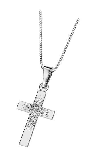 Ristiriipus 17x28mm + 42/45cm ketju - Puustjärven Kello & Kulta