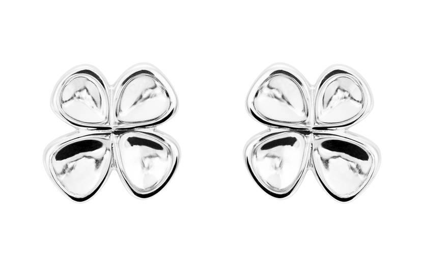 Lumoava Onnekas korvakorut hopea 543600000 - Puustjärven Kello & Kulta