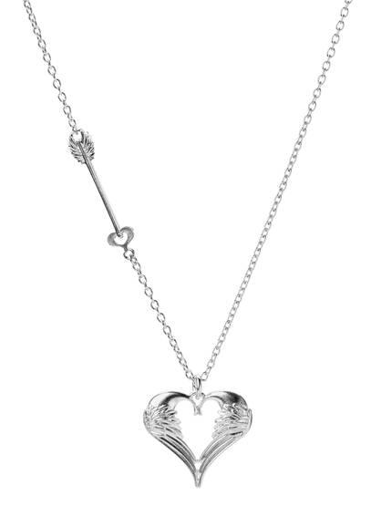 Lumoava Rakkain riipus 85cm hopeaa 560810085 - Puustjärven Kello & Kulta