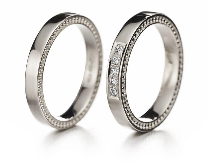 Lumoava Tahdon timanttisormus 5x0,02ct 585 valkokulta 823330 - Puustjärven Kello & Kulta