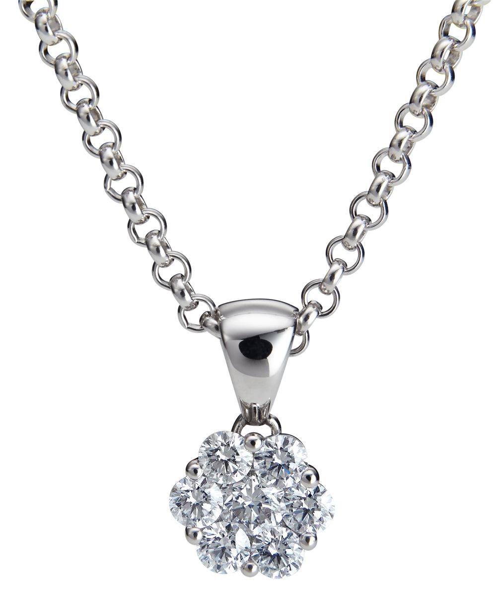 Kohinoor Dahlia 0,40ct H/Si timanttiriipus valkokulta 924-232V-40B4 - Puustjärven Kello & Kulta