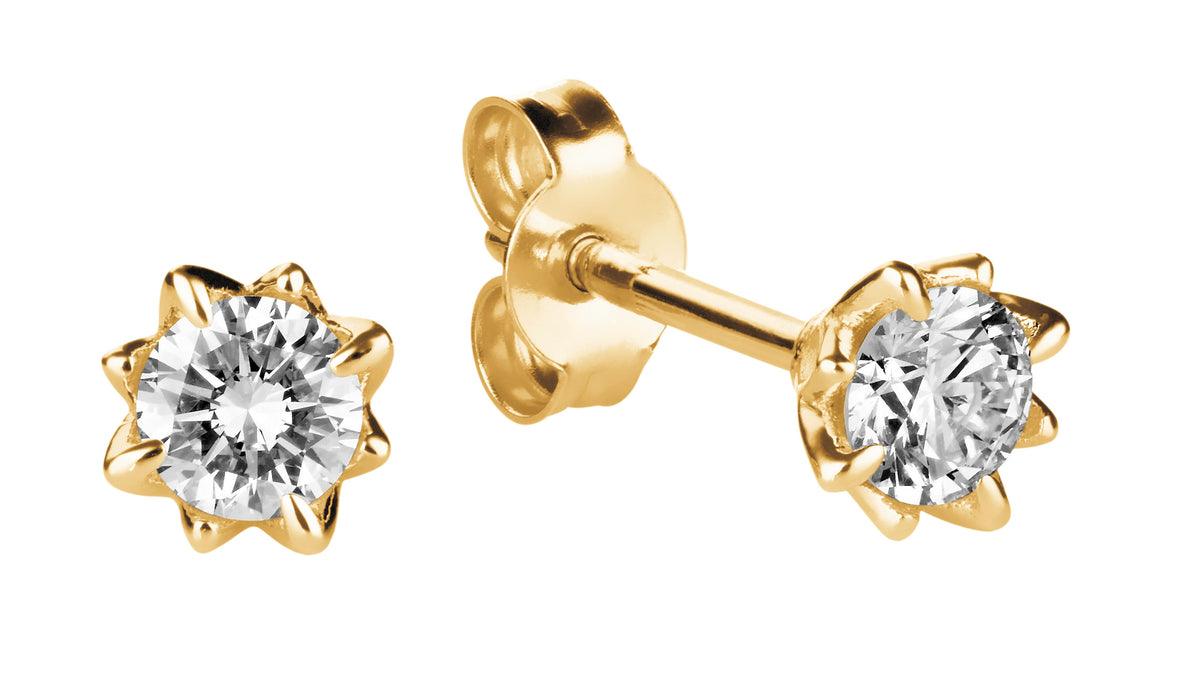 Kohinoor Rosa timanttikorvakorut 2x 0,17ct H/Si 943-260-34B4 - Puustjärven Kello & Kulta