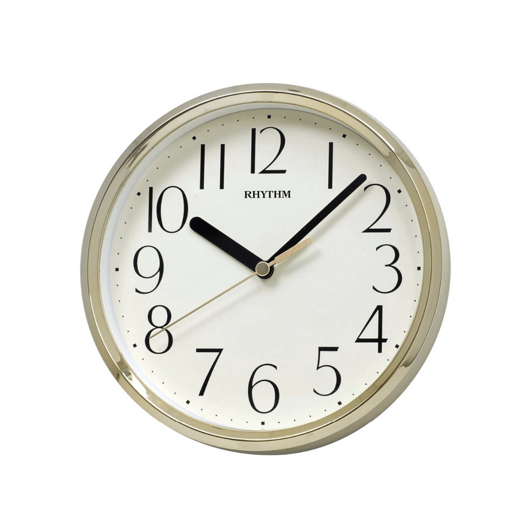 Rhythm - kullan värinen seinä/pöytäkello CMG890-ER18 - Puustjärven Kello & Kulta