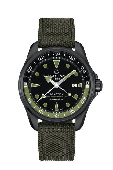 Certina DS Action GMT Powermatic 80 - miesten rannekello C0324293805100 - Puustjärven Kello & Kulta