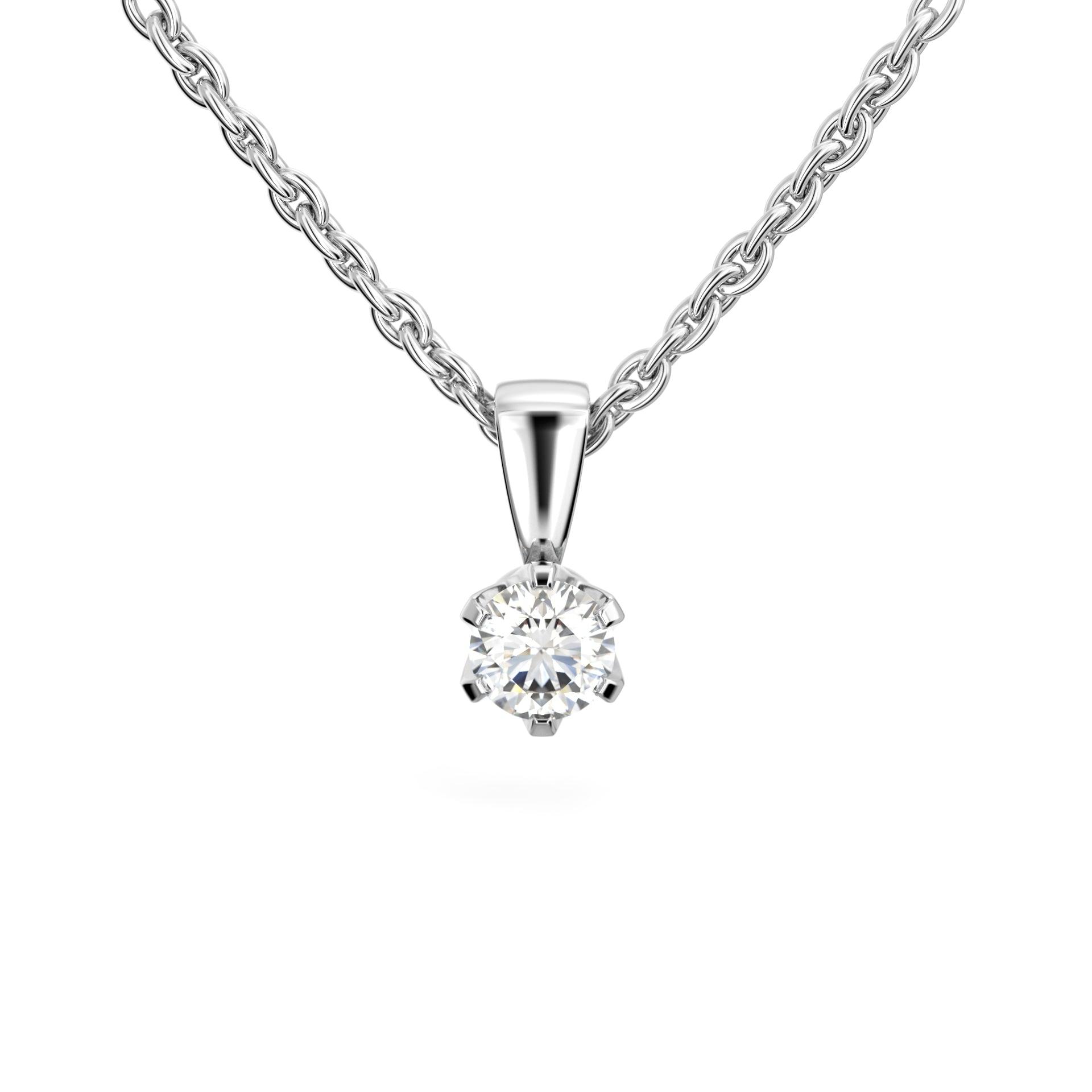 Classic 0,40ct H/Si riipus valkokulta - Puustjärven Kello & Kulta