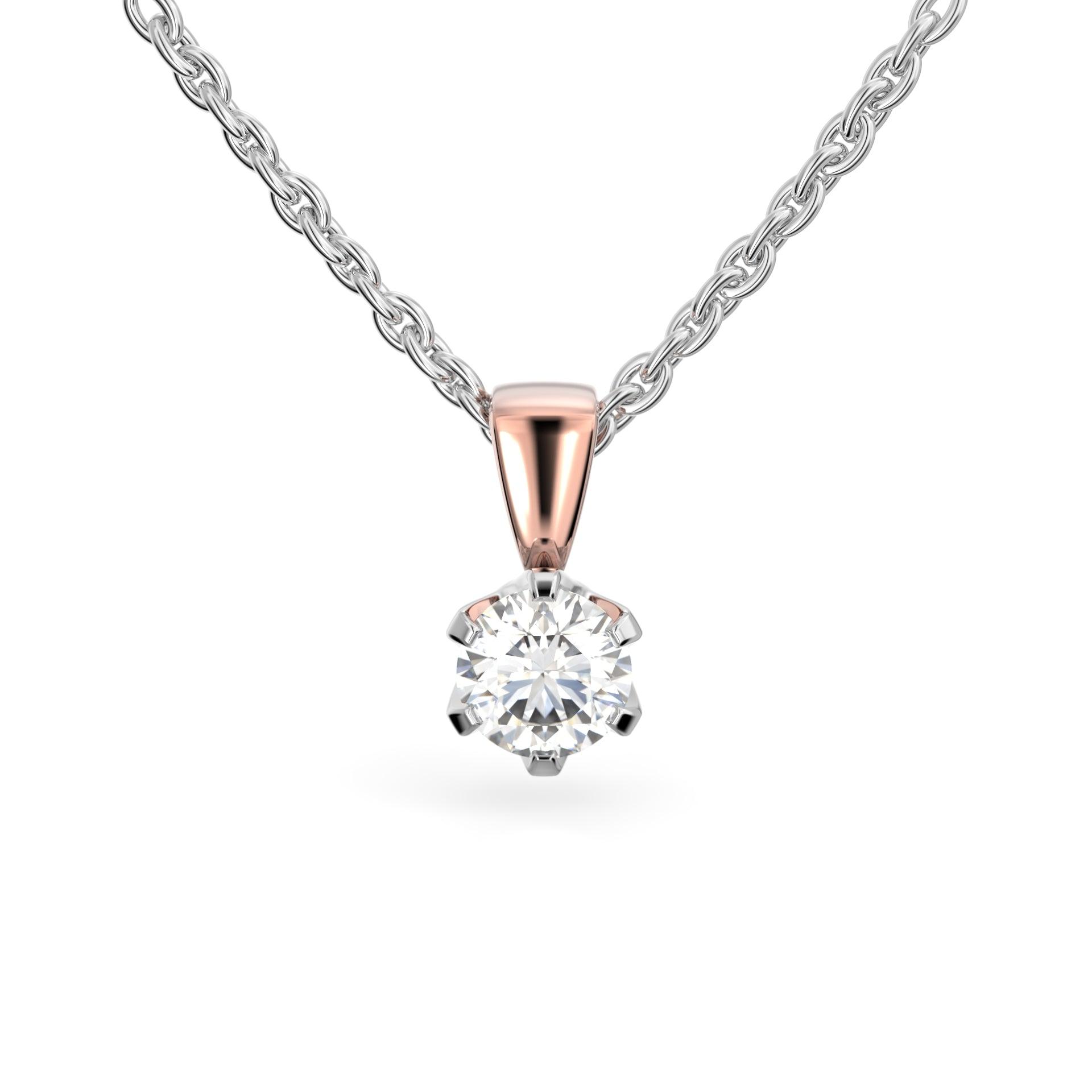 Classic 0,70ct H/Si riipus puna-valkok. - Puustjärven Kello & Kulta