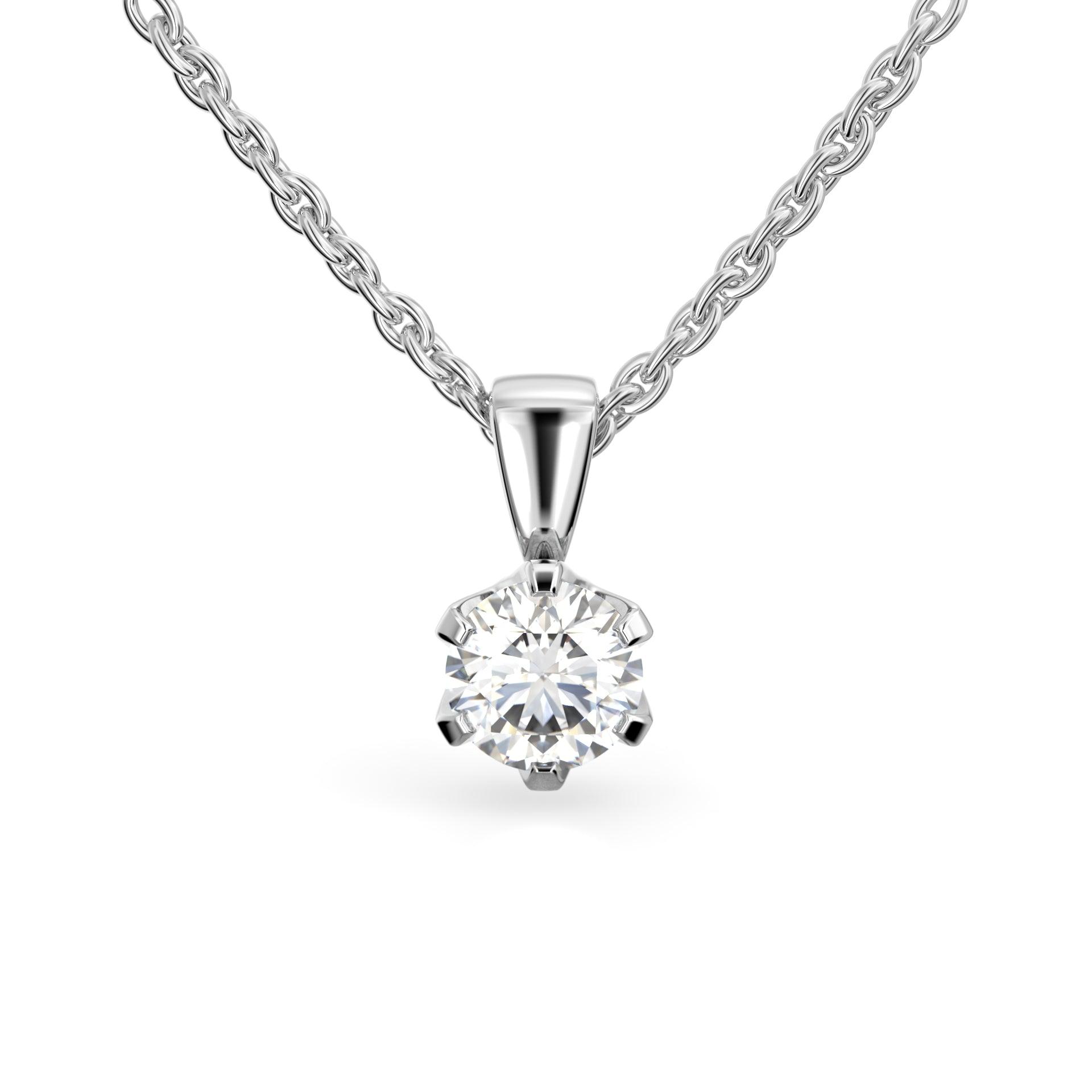 Classic 1,00ct H/Si riipus valkokulta - Puustjärven Kello & Kulta