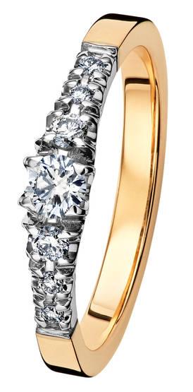 Kohinoor Cristal-timanttisormus 0,24ct H/Si - Puustjärven Kello & Kulta