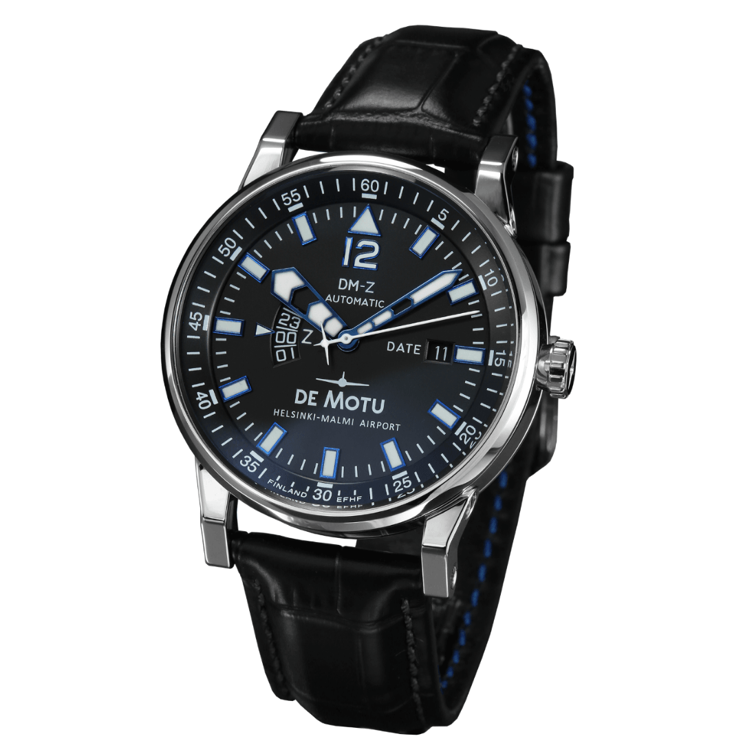 De Motu DM ZULU MK ll Polished Steel DMZ4221 - Puustjärven Kello & Kulta