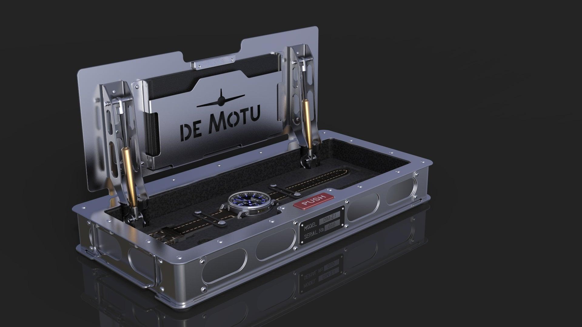 De Motu DM ZULU MK ll Brushed Steel DMZ4222 - Puustjärven Kello & Kulta