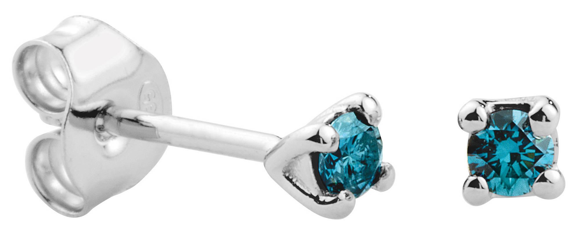 Kohinoor Estelle - valkokultaiset timanttikorvakorut 143-216VOC-14 - Puustjärven Kello & Kulta