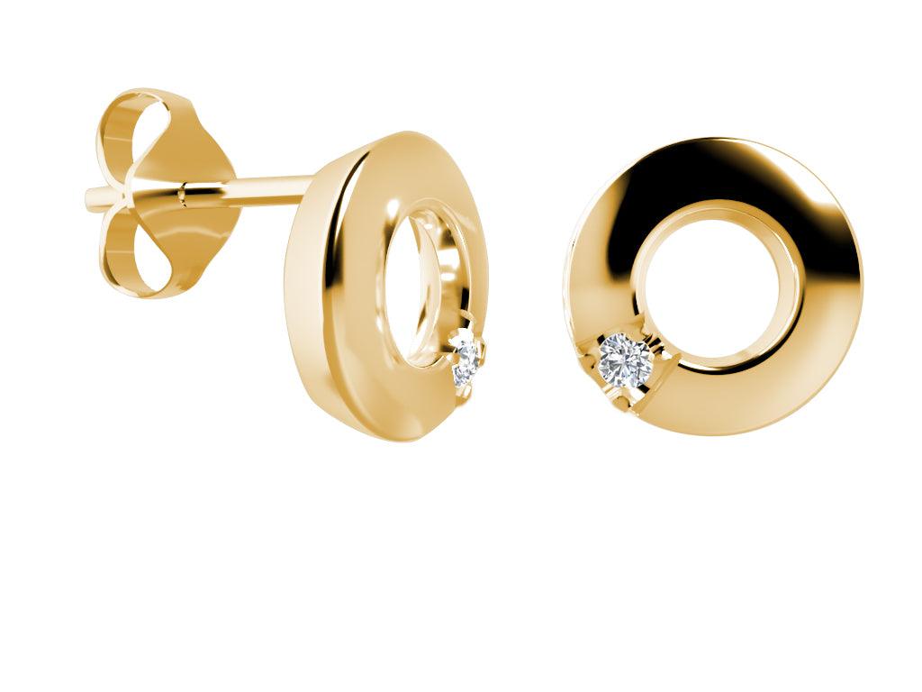 Kohinoor Estelle 2x0,01ct timanttikorvakorut keltakultaa 143-216-02 - Puustjärven Kello & Kulta
