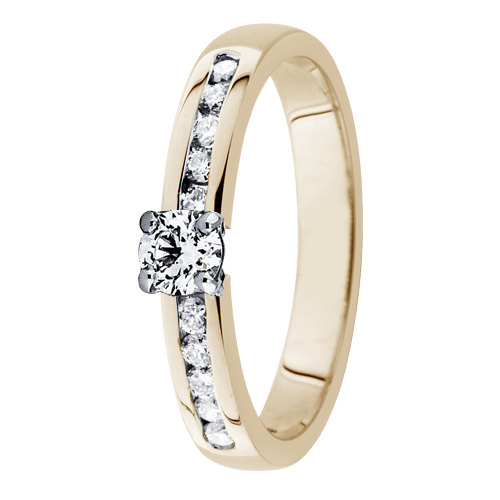 Festive Ensemble timanttisormus 14-400-040 valkokulta - Puustjärven Kello & Kulta