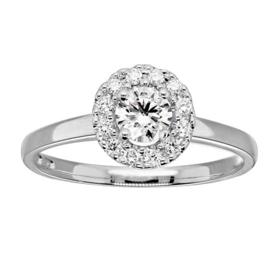 Festive Isabella timanttisormus valkokultaa 14-594-042-VK - Puustjärven Kello & Kulta