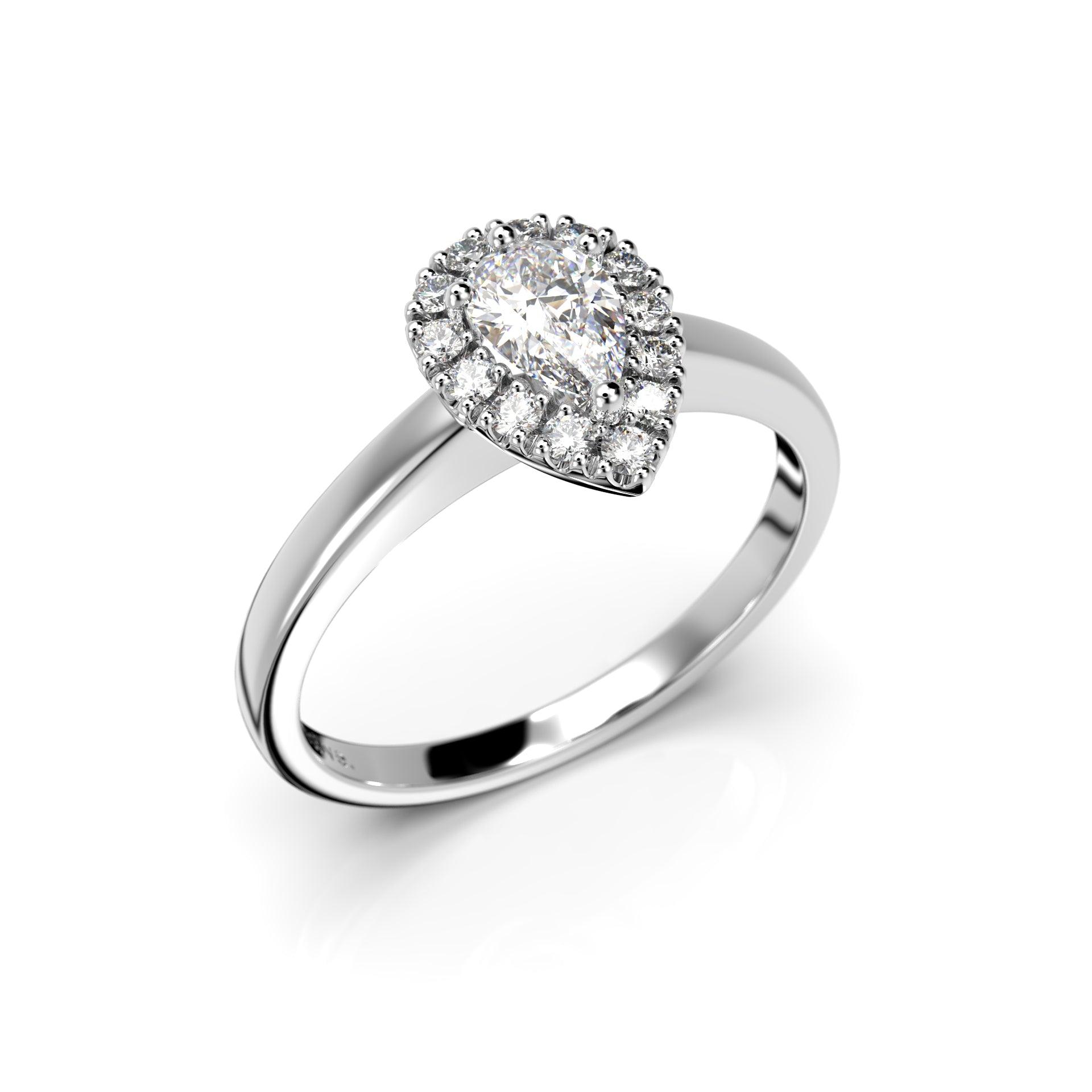 Festive Penelope - valkokultainen timanttisormus 14-640-043-VK-150 - Puustjärven Kello & Kulta