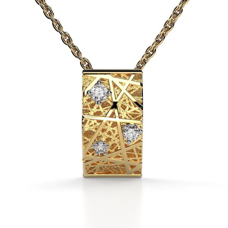 Routa riipus 6mm 0,05ct H/Si 14K kulta - Puustjärven Kello & Kulta