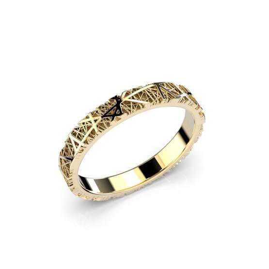 Festive Routa sormus 14K keltakulta - Puustjärven Kello & Kulta