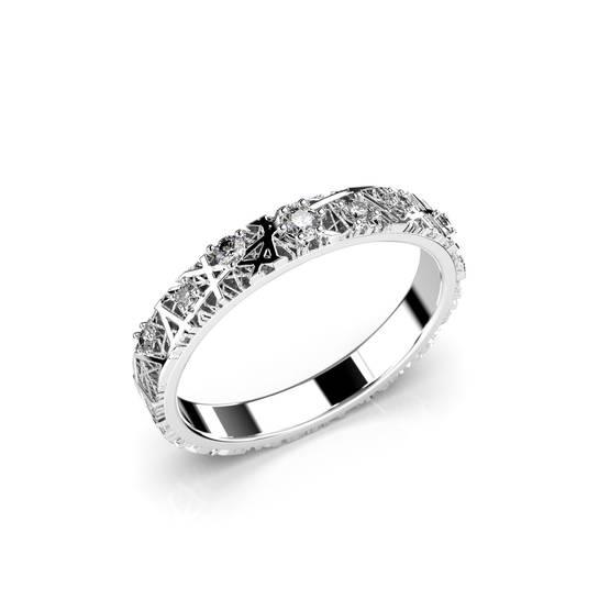 Festive Routa timanttisormus 0,11ct H/Si 14K valkokultaa - Puustjärven Kello & Kulta