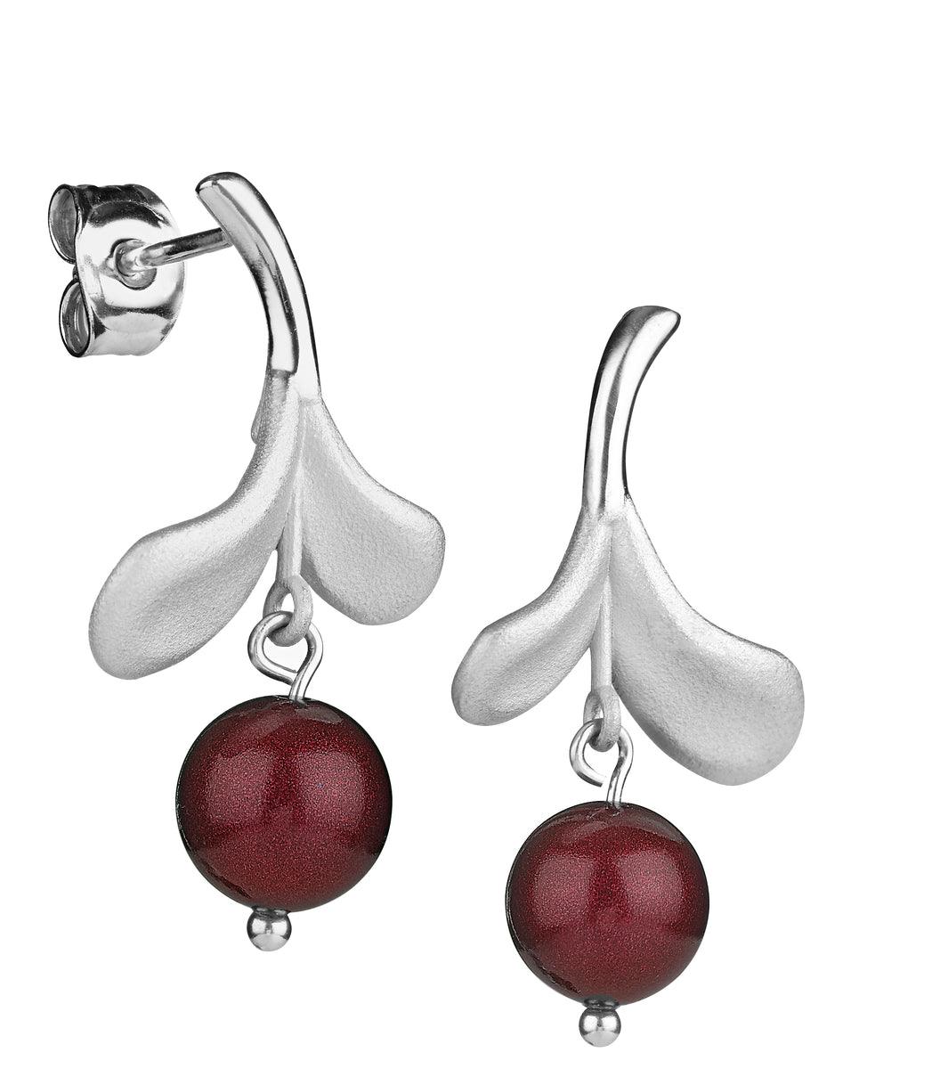 Finnfeelings Puolukka korvakorut hopeaa FFKK2375 - Puustjärven Kello & Kulta