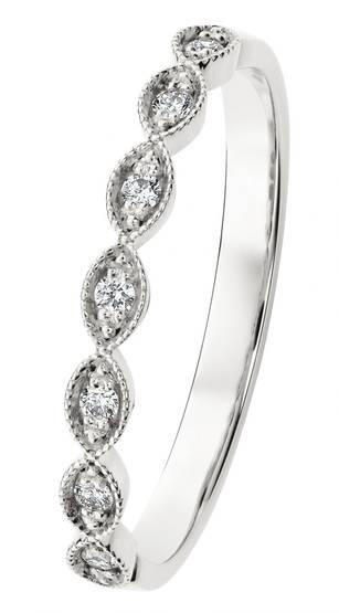 Kohinoor Clara 7x0,01ct H/SI timanttisormus - Puustjärven Kello & Kulta