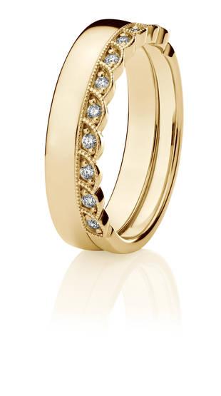 Kohinoor Clara timanttisormus keltakulta - Puustjärven Kello & Kulta