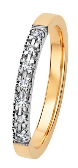 Kohinoor Cristal 033-244-07 timanttisormus 0,07ct - Puustjärven Kello & Kulta