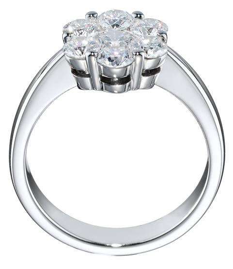 Kohinoor Dahlia-timanttisormus 1,14ct H/Vs - Puustjärven Kello & Kulta