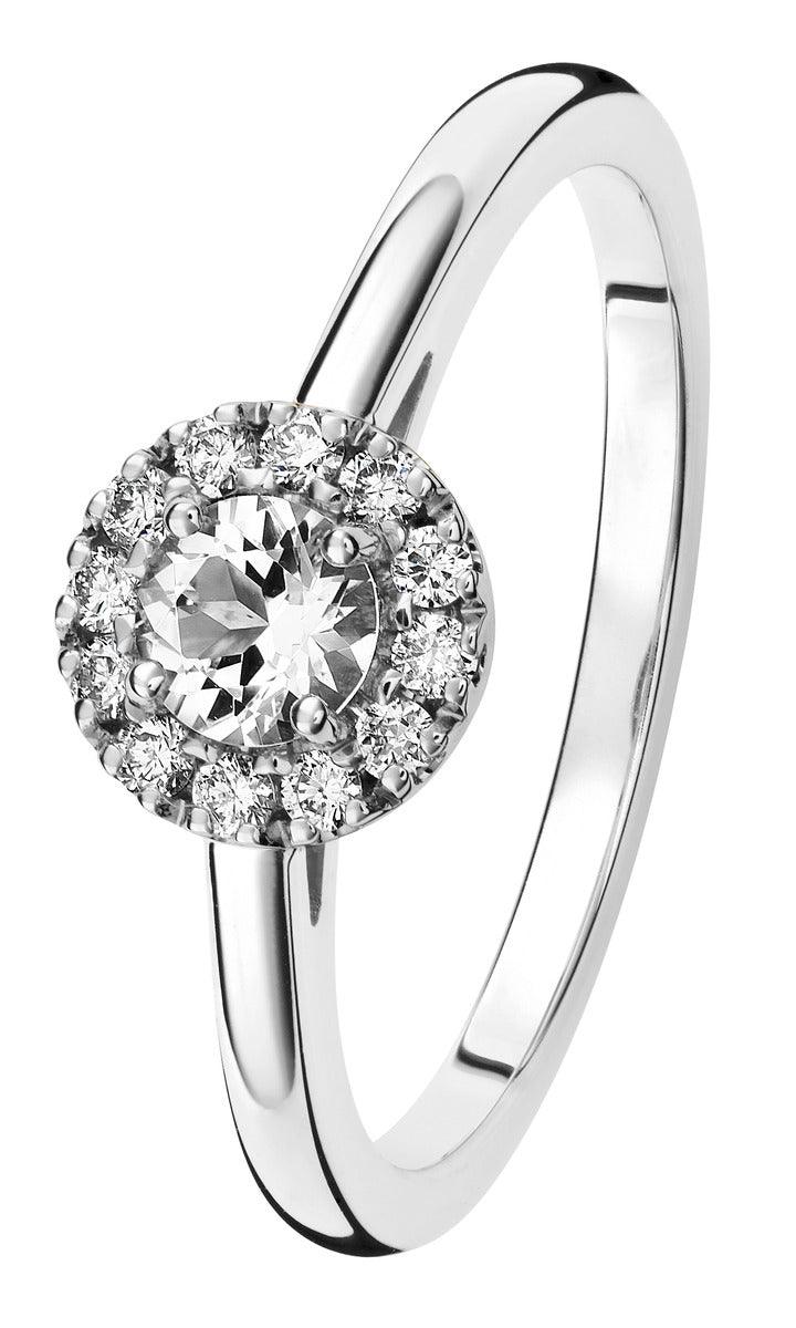 Kohinoor Garda timanttisormus 12x 0,01ct H/si valkokultaa 033-421V-12 - Puustjärven Kello & Kulta