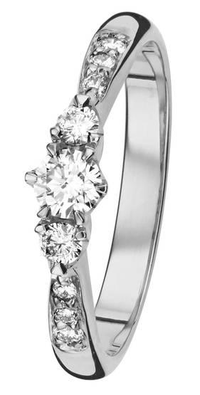 Kohinoor Helene 033-235V-38 timanttisormus - Puustjärven Kello & Kulta