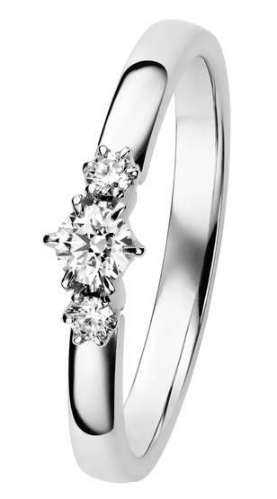 Kohinoor Leonora timanttisormus 0,14ct+ 2x0,03ct 034-248V-21 - Puustjärven Kello & Kulta