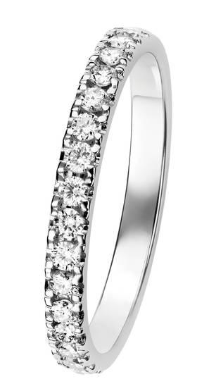 Kohinoor Leonora timanttisormus 16x0,02ct H/Vs 18K valkokulta 034-248V-32 - Puustjärven Kello & Kulta