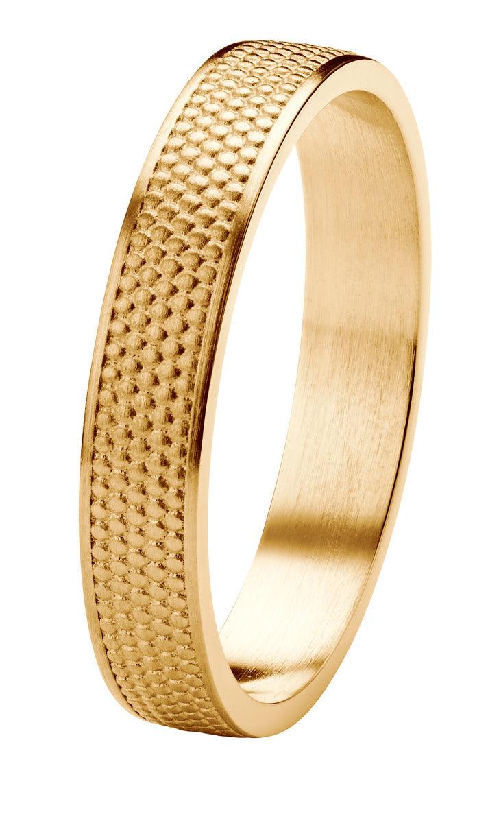 Kohinoor Rytmi - Pilkku keltakultainen sormus 003-631-170 - Puustjärven Kello & Kulta