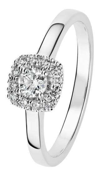 Kohinoor Valerie 033-263V-30 timanttisormus valkokulta - Puustjärven Kello & Kulta