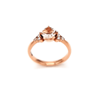 Kohinoor punakultainen timanttisormus morganiitilla 983S-802P-12B3-170 - Puustjärven Kello & Kulta