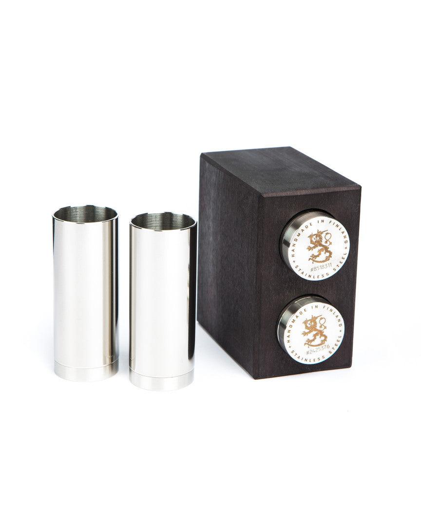 Koivu-Ukko 2 snapsilasisetti Suomileijona 21124 - Puustjärven Kello & Kulta