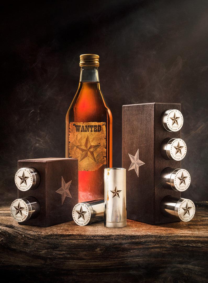 Koivu Ukko 4 - Sheriffi snapsilasisetti 41145 - Puustjärven Kello & Kulta