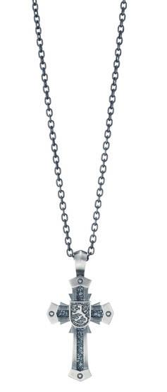 Lumoava 1917 Risti 22x42mm oksidoitu hopea 50cm L50209000000 - Puustjärven Kello & Kulta