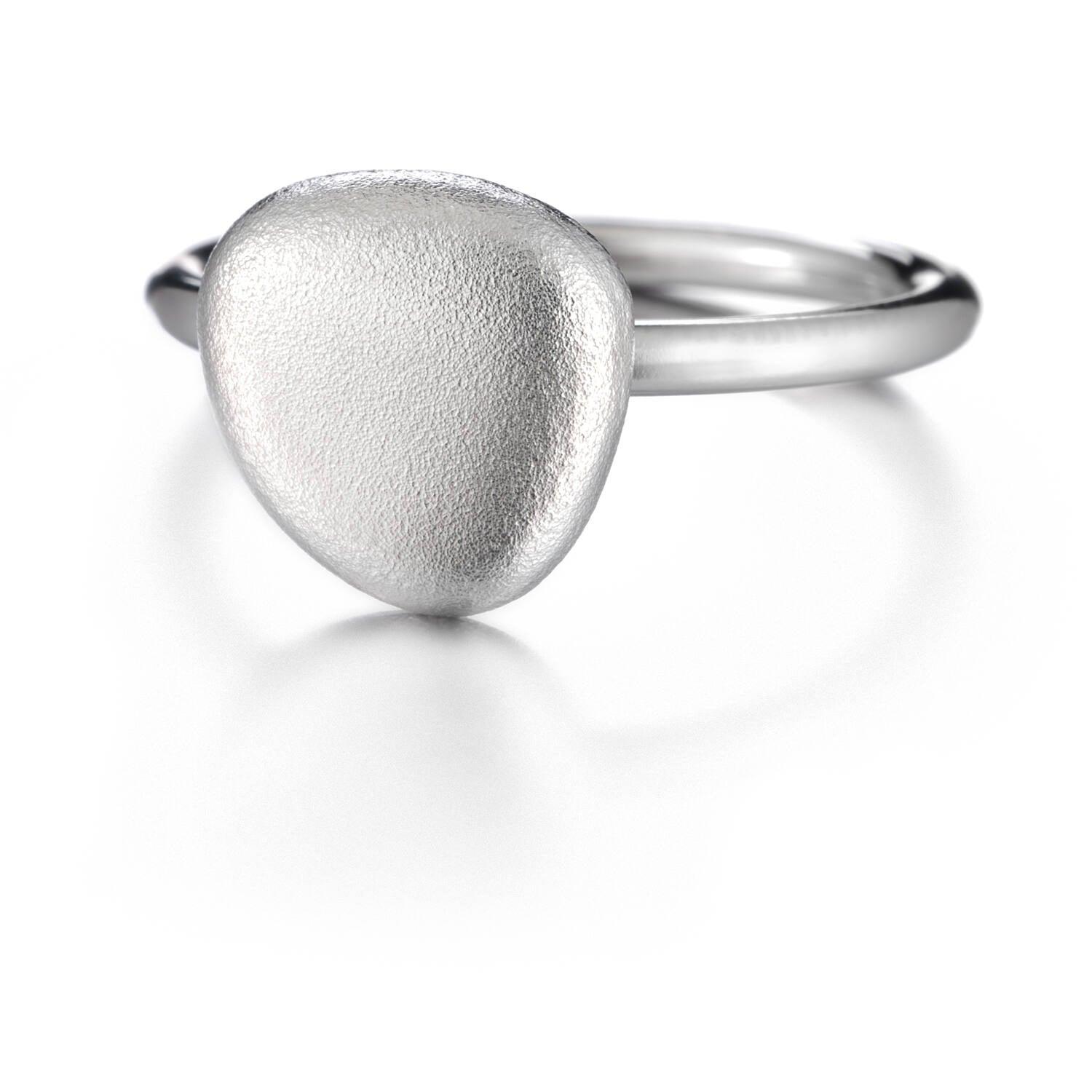 Lumoava Luoto sormus 11x11mm hopeaa - Puustjärven Kello & Kulta