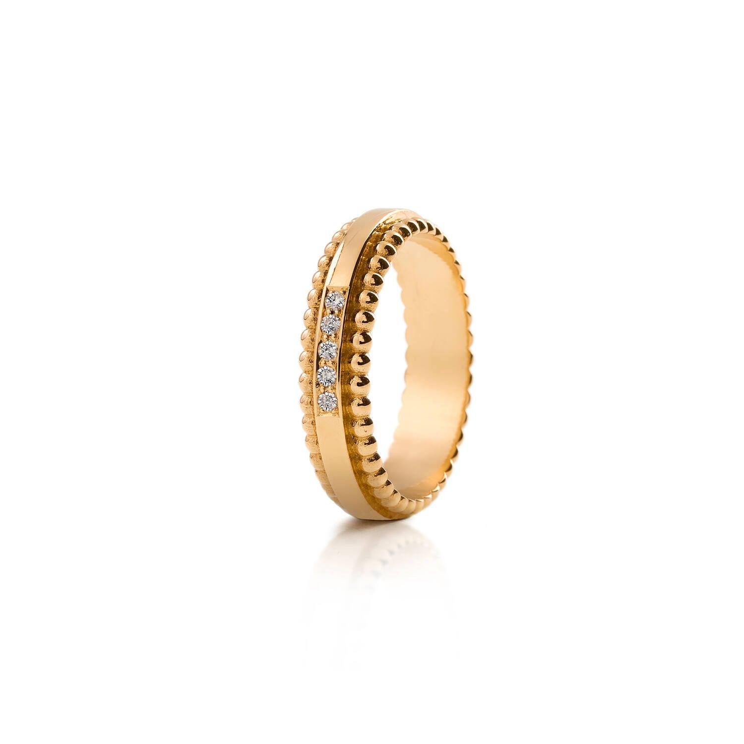 Lumoava Hertta - 5 mm timanttisormus L72213930150 - Puustjärven Kello & Kulta