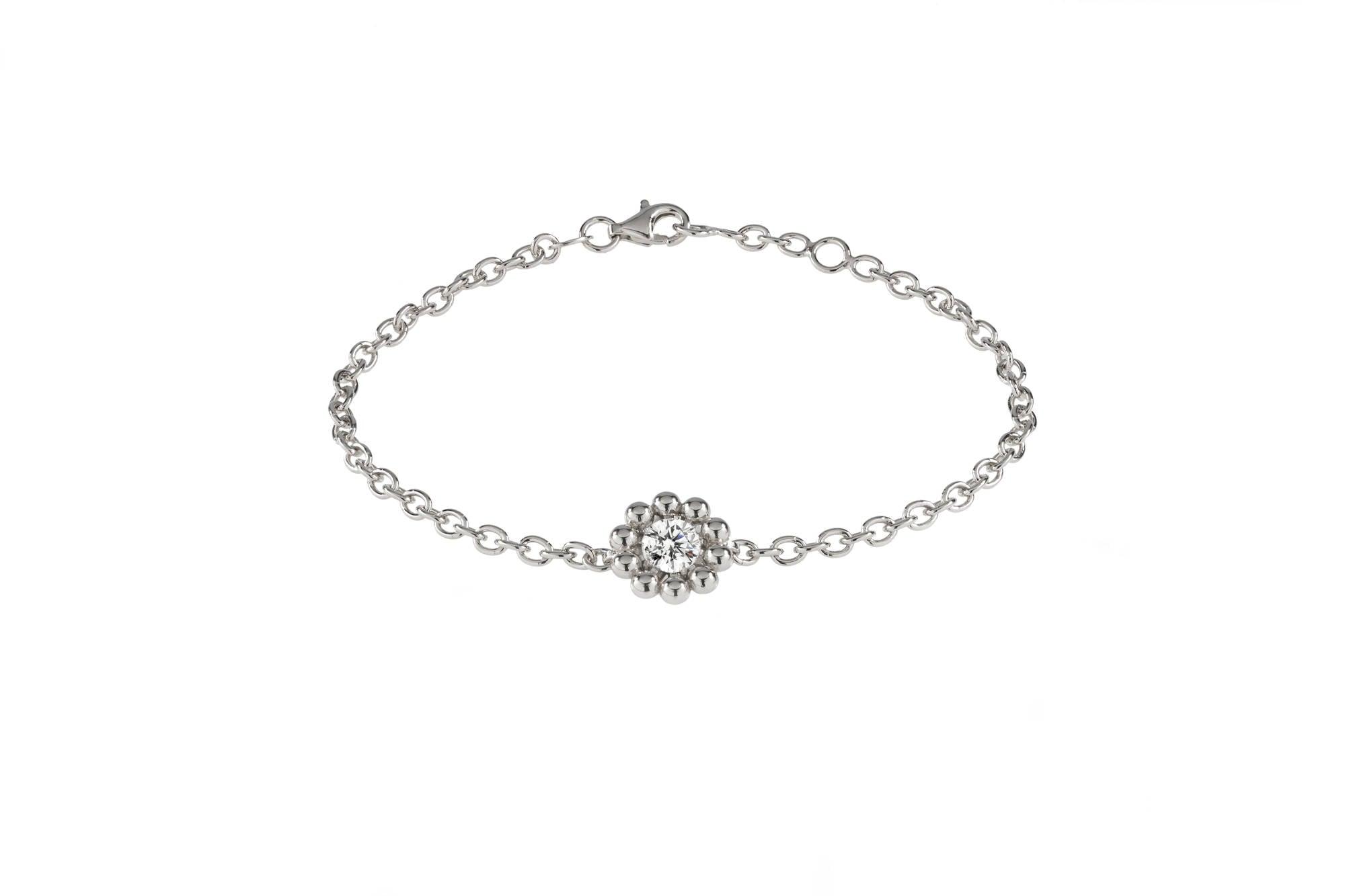 Lumoava Daisy - rannekoru kirkkaalla kivellä L53228130000 - Puustjärven Kello & Kulta