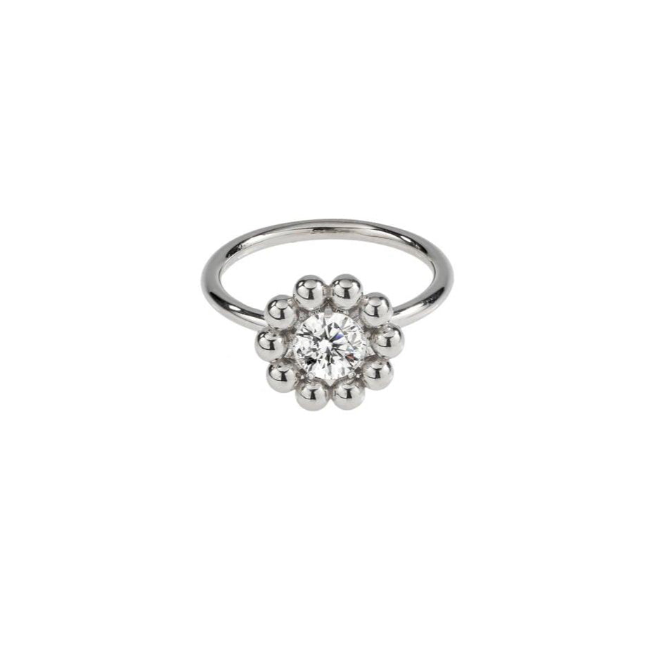 Lumoava Daisy - sormus kirkkaalla kivellä L52228130000 - Puustjärven Kello & Kulta