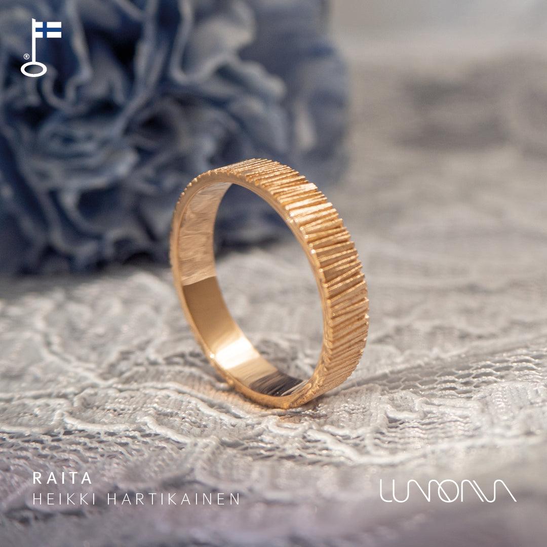 Lumoava Raita - 5 mm sormus L72217310150 - Puustjärven Kello & Kulta