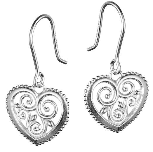 Lumoava Hertta korvakorut, koukku - Puustjärven Kello & Kulta