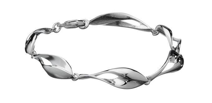 Lumoava Nefer rannekoru hopeinen - Puustjärven Kello & Kulta