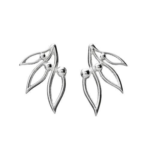 Lumoava Pihla korvakoru tappi 925 Hopea - Puustjärven Kello & Kulta