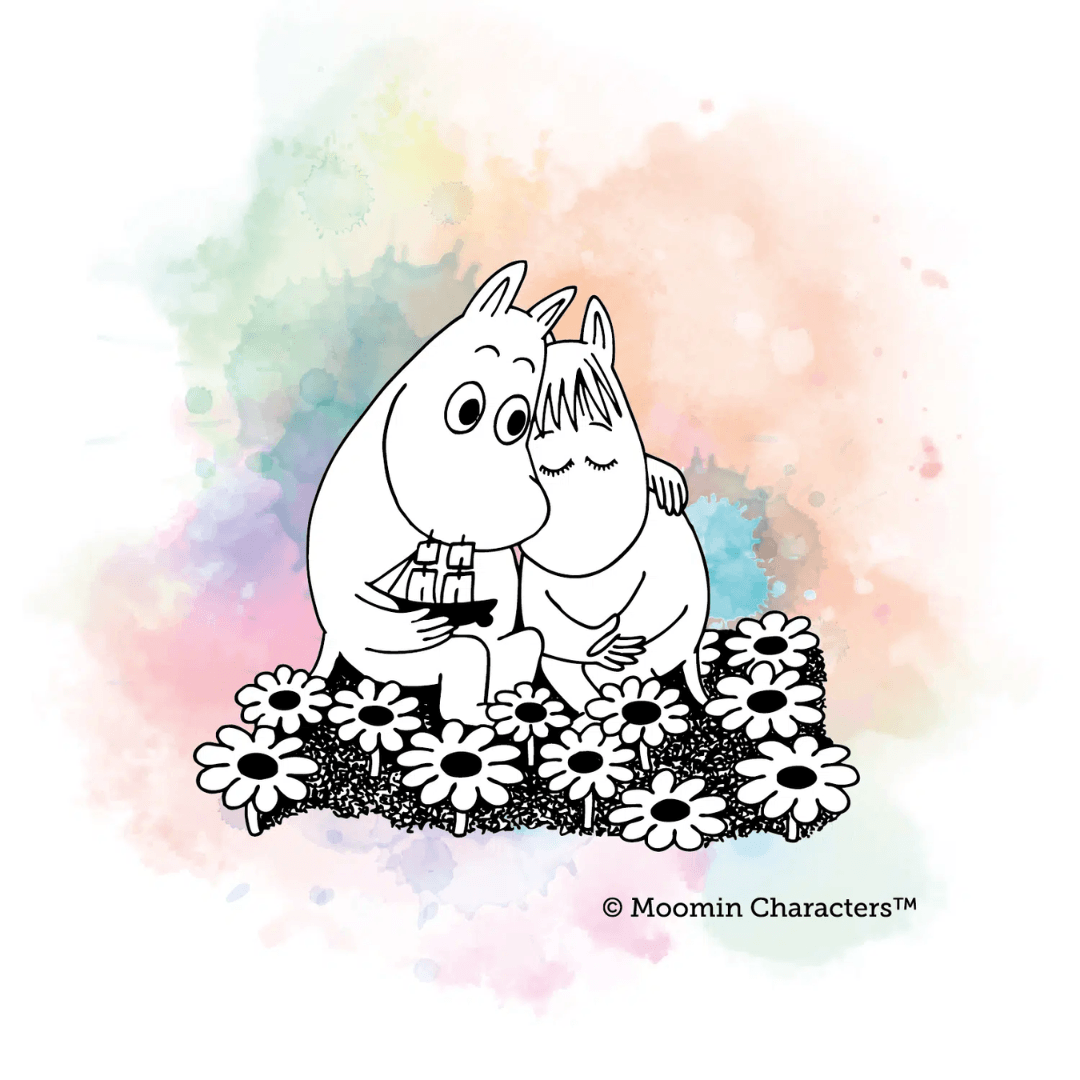 Lumoava x Moomin Rakkaus - korvakorut MO551600000 - Puustjärven Kello & Kulta